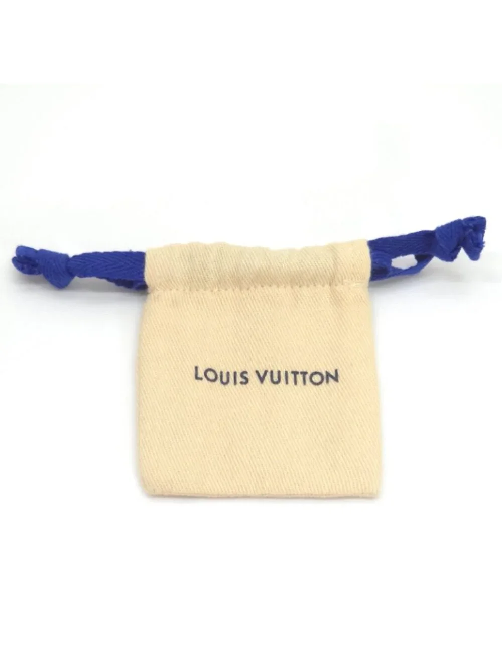 Louis Vuitton LV Drift Ring L 22 Sterling Silver LV Initial Monogram Flower Bag